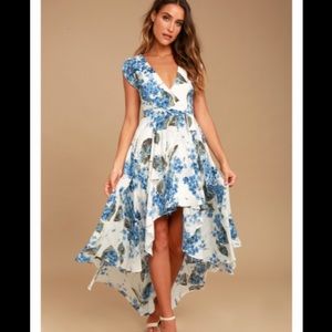 Lulu’s French Country Side High Low Dress